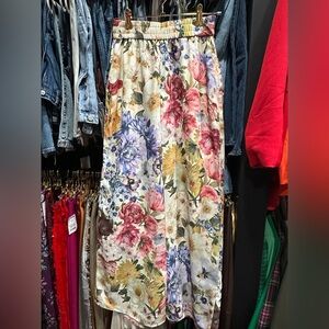 Express Floral Wide-Leg Pants